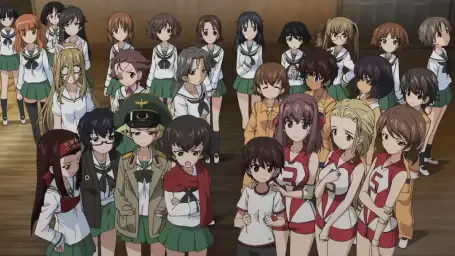 걸판 - Girls Und Panzer : 모두의 마음은 하나입니다! (애니, 장엄, 긴장, 비장 오케스트라)