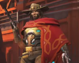 확실히 못생긴놈은 아니야.mccree