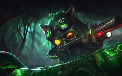 LOL - Omega Squad Teemo Voice (티모, 롤, 오메가 분대 티모, 진지)