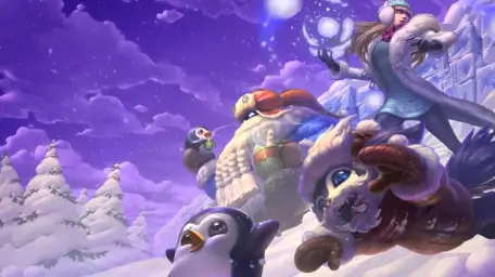 League of Legends - 2015 겨울 로그인 스크린 음악 (리그 오브 레전드, 감동, 평화, 희망, 순수, 즐거움, 흥겨움, 경쾌, 따뜻, 게임)