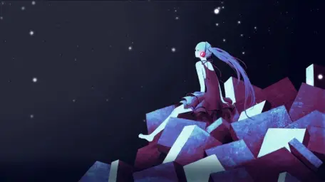 미쿠 - 네가 없는 세계 ( 쓸쓸 , 잔잔 )