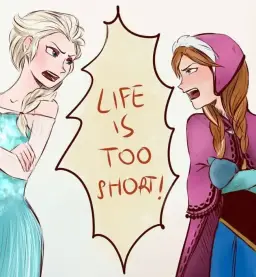 겨울왕국 아웃테이크 life's too short 공식성우버전