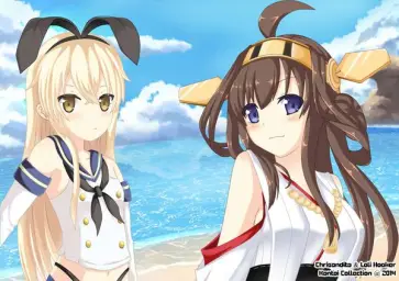 Shimakaze&Kongou- Happy Synthesizer(시마카제&공고-해피 신디사이저) (발랄, 신남, 게임, 즐거움)