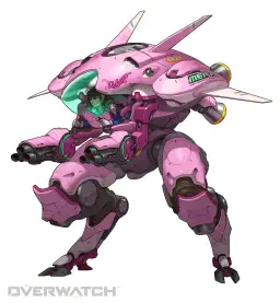 오버워치 D.va "게임을 하면 이겨야지!"