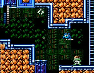 ロックマン5 ブルースの罠! - Stone Man stage (진지)