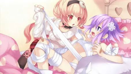 초차원 게임 넵튠 Re;Birth 1 ED 미래 버튼