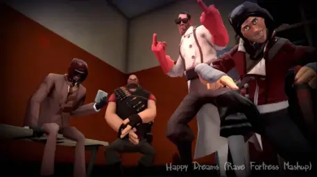 Captain Jack East Clubbers - Happy Dreams (Rave Fortress Mashup, 캡틴 잭, 리믹스, 클럽)
