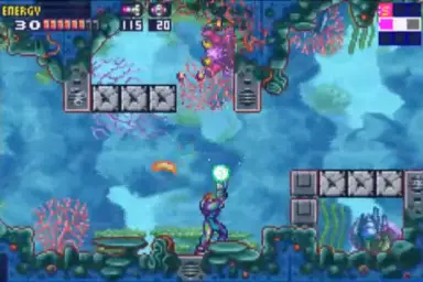 Metroid Fusion - セクター4(AQA)水中エリア (신비, 웅장, 몽환)