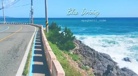 Blue Driving(캐논코드팝송 엮어부르기 ver.) #유머 #신남 #경쾌 #렛잇비 #렛잇고 #캐논코드 #머니코드 #여름 #바다 #드라이브