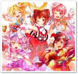 BanG Dream! 특전CD 샘플 아카(적) | 수록곡 - ETERNAL BLAZE (Game Size Ver.)